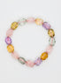 Mystic Harmony Tumble Cut | 5 Mixed Stone Energy Bracelet | 10-12mm Beads