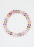 Mystic Harmony Button Cut | 5 Mixed Stone Energy Bracelet | 6-9mm Beads