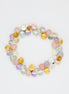 Mystic Harmony Pear Cut | 5 Mixed Stone Energy Bracelet | 7-10mm Beads
