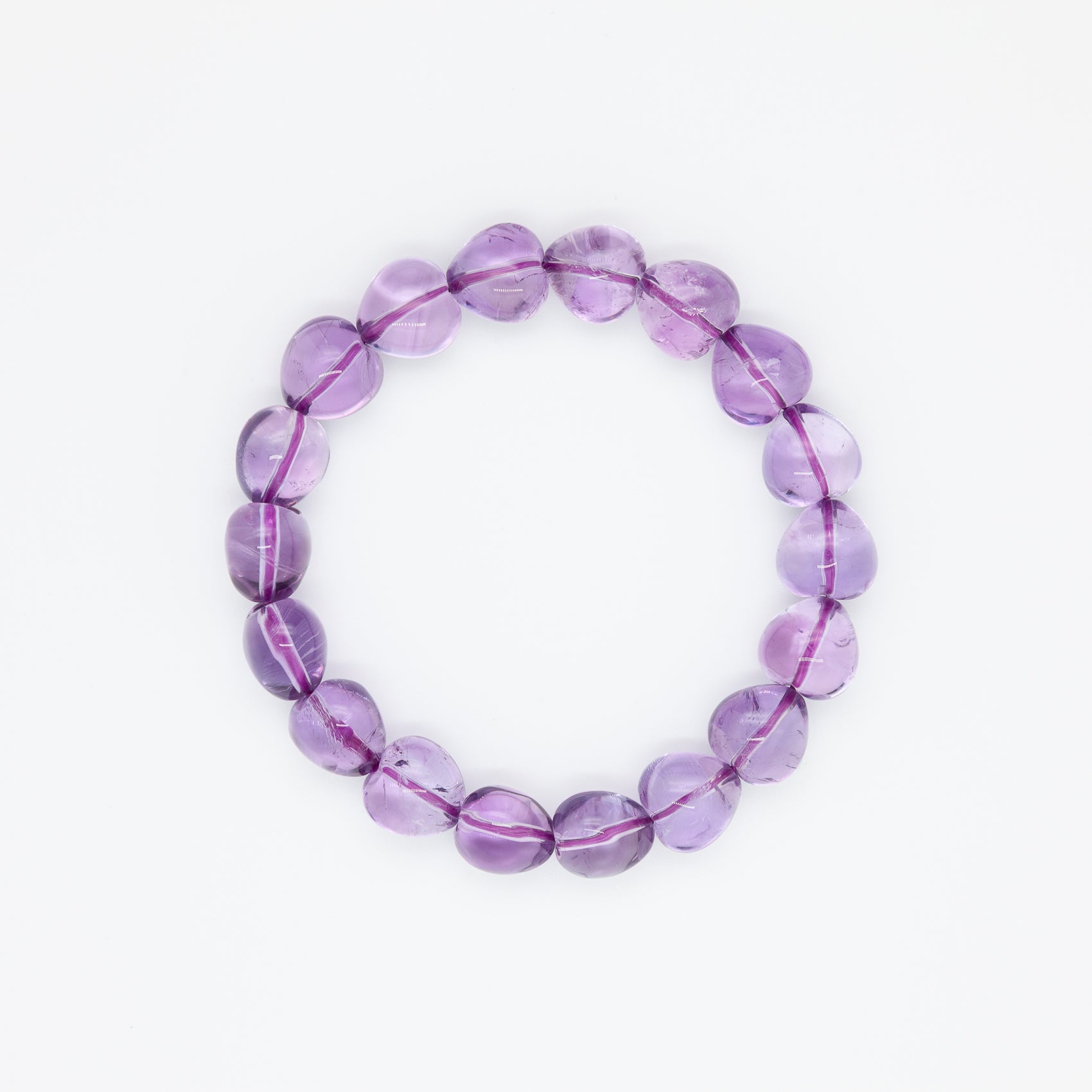 Heart of Amethyst Bracelet | 11mm | Carry Love & Calm on Your Wrist.