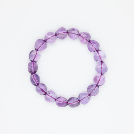Heart of Amethyst Bracelet | 11mm | Carry Love & Calm on Your Wrist.