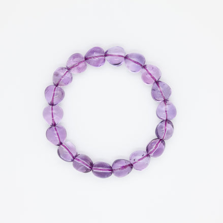 Heart of Amethyst Bracelet | 11mm | Carry Love & Calm on Your Wrist.