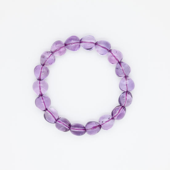 Heart of Amethyst Bracelet | 11mm | Carry Love & Calm on Your Wrist.