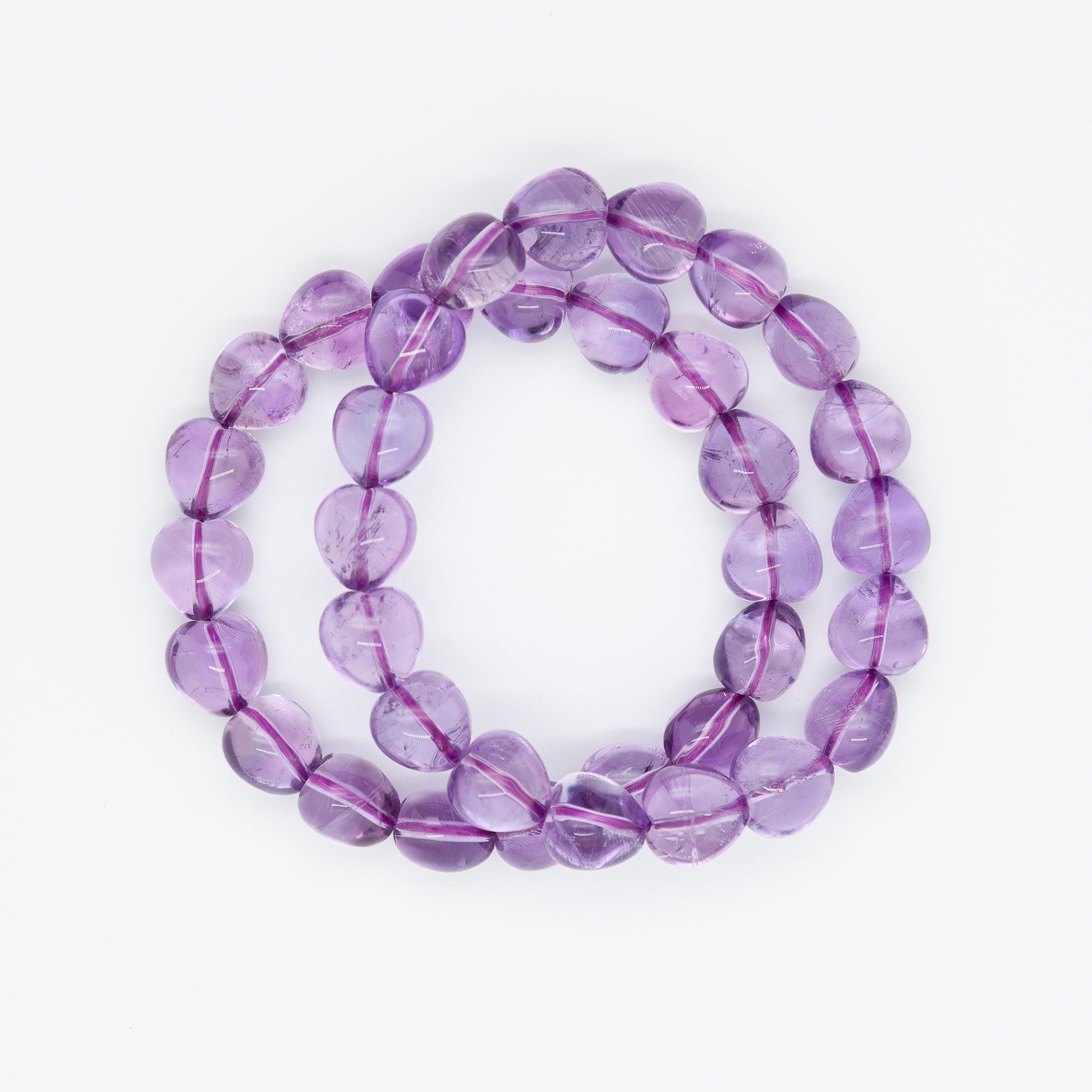 Heart of Amethyst Bracelet | 11mm | Carry Love & Calm on Your Wrist.
