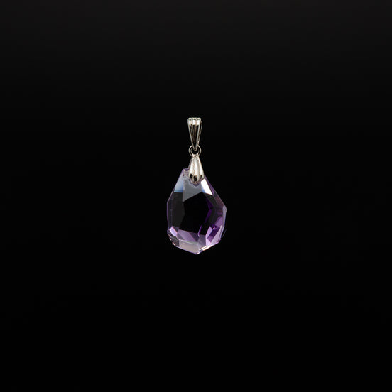 15-20mm | Tumble Cut Amethyst Pendant | A Touch of Serene Elegance