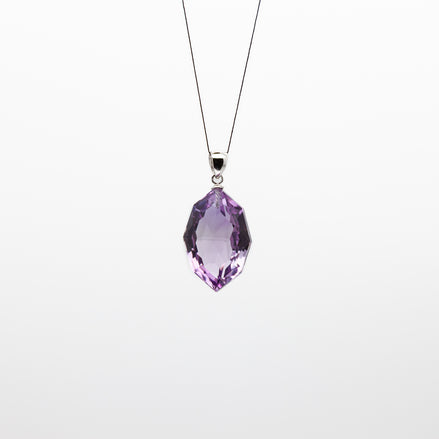 15-22mm | Oval Cut Amethyst Pendant | A Touch of Royal Serenity