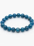 Harness the Deep Blue Calm: 10mm Apatite Gemstone Bracelet
