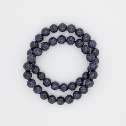 Radiant Elegance: 8mm Blue Sapphire Bracelet