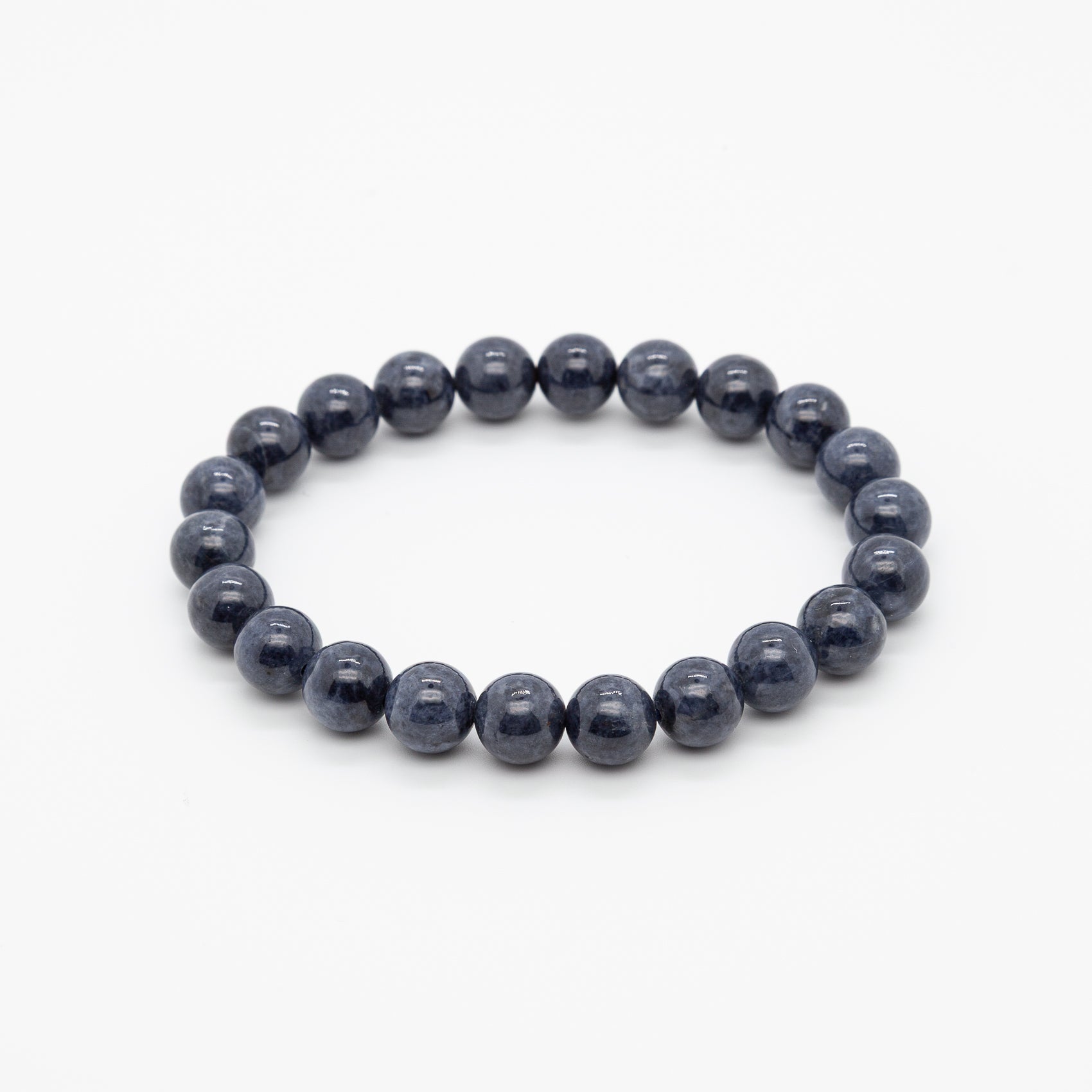 Radiant Elegance: 8mm Blue Sapphire Bracelet