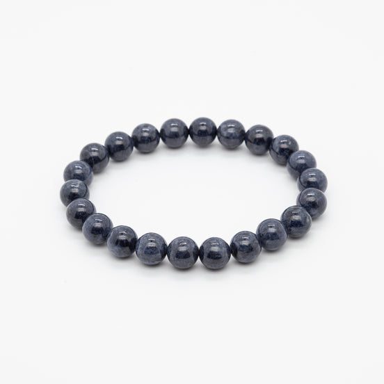 Radiant Elegance: 8mm Blue Sapphire Bracelet
