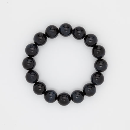 Blue Tiger Eye 12mm Round Beads