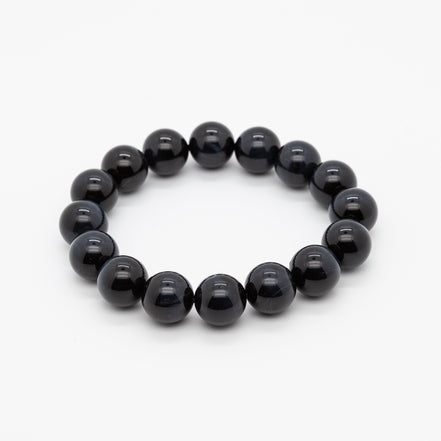 Blue Tiger Eye 12mm Round Beads