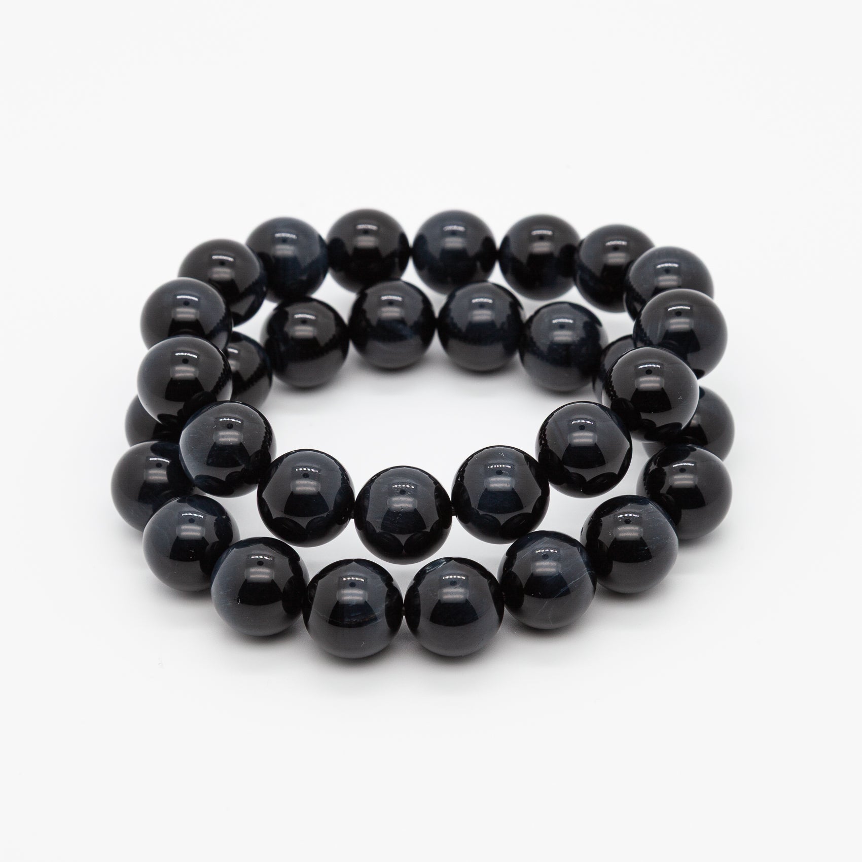 Blue Tiger Eye 12mm Round Beads