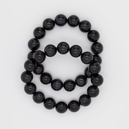 Blue Tiger Eye 12mm Round Beads