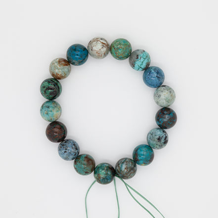 Chrysocolla 12mm Round Beads – The Stone of Serenity