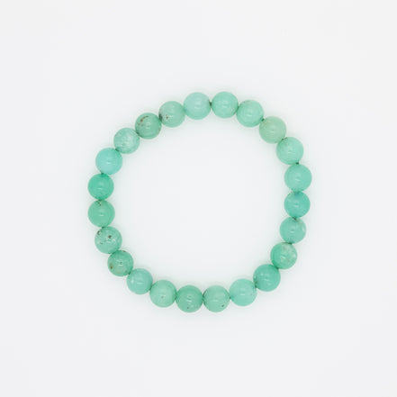 Chrysoprase Serenity Bracelet 8mm | Wear a Touch of Spring