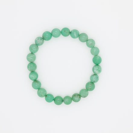Chrysoprase Serenity Bracelet 8mm | Wear a Touch of Spring