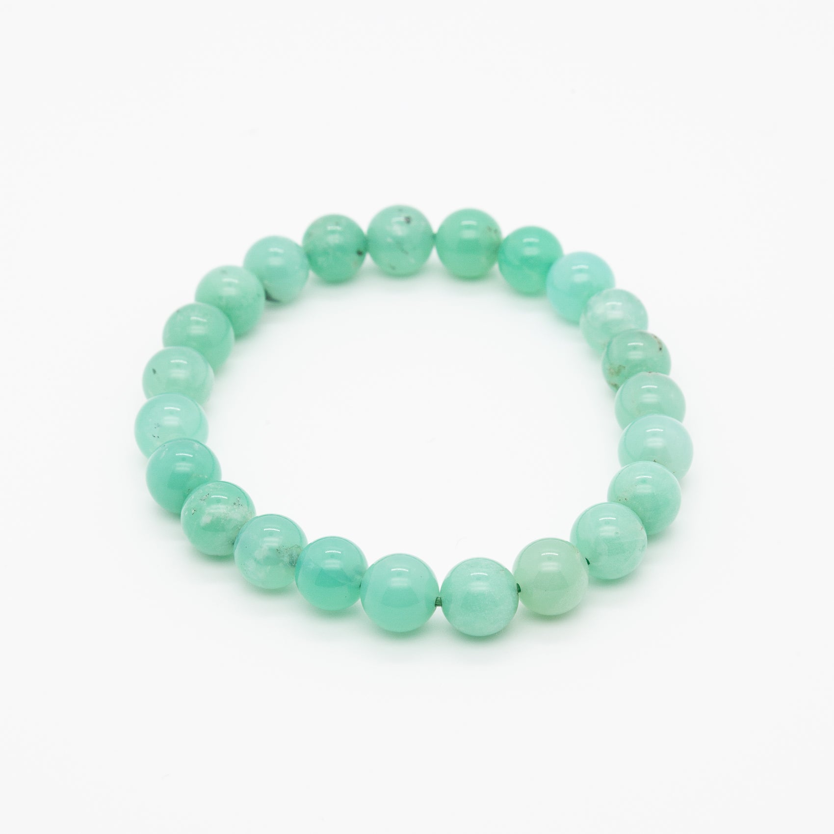 Chrysoprase Serenity Bracelet 8mm | Wear a Touch of Spring