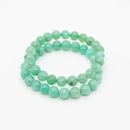 Chrysoprase Serenity Bracelet 8mm | Wear a Touch of Spring