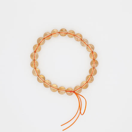 Carry the Sun With You | Genuine 8mm Round Citrine Bead Bracelet