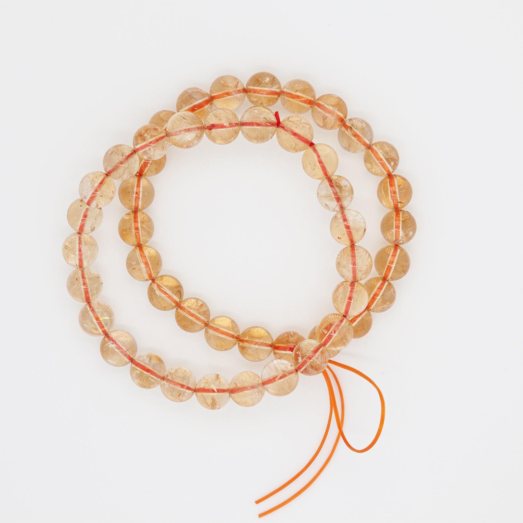 Carry the Sun With You | Genuine 8mm Round Citrine Bead Bracelet