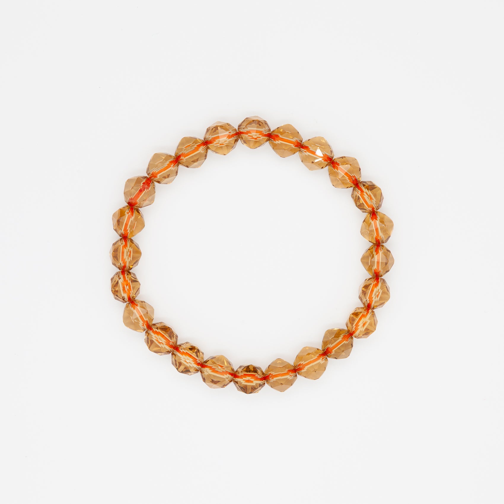 A Constellation of Abundance | 8mm Star Cut Citrine Bracelet