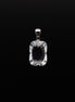 Crystal Clear Elegance |12-17mm Rectangle Cut Pendant