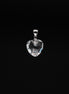 Hearts of Light | 14mm Crystal Pendant with Rhodium Plated Silver Bail