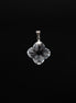 The Lumina 22mm Square Star Cut Crystal Pendant with Rhodium Plated Bail
