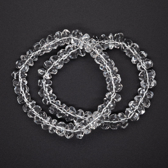 The Lumina Button-Cut 7-10mm Crystal Bracelet