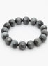 Eagle Eye Stone Bracelet - 12mm Round Beads for Clarity & Protection
