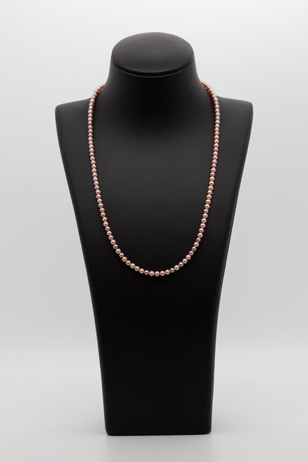 3-3.5mm | The Freshwater Pearl Multi Natural Color Necklace for the Modern Romantic | A Symphony of Soft Hues