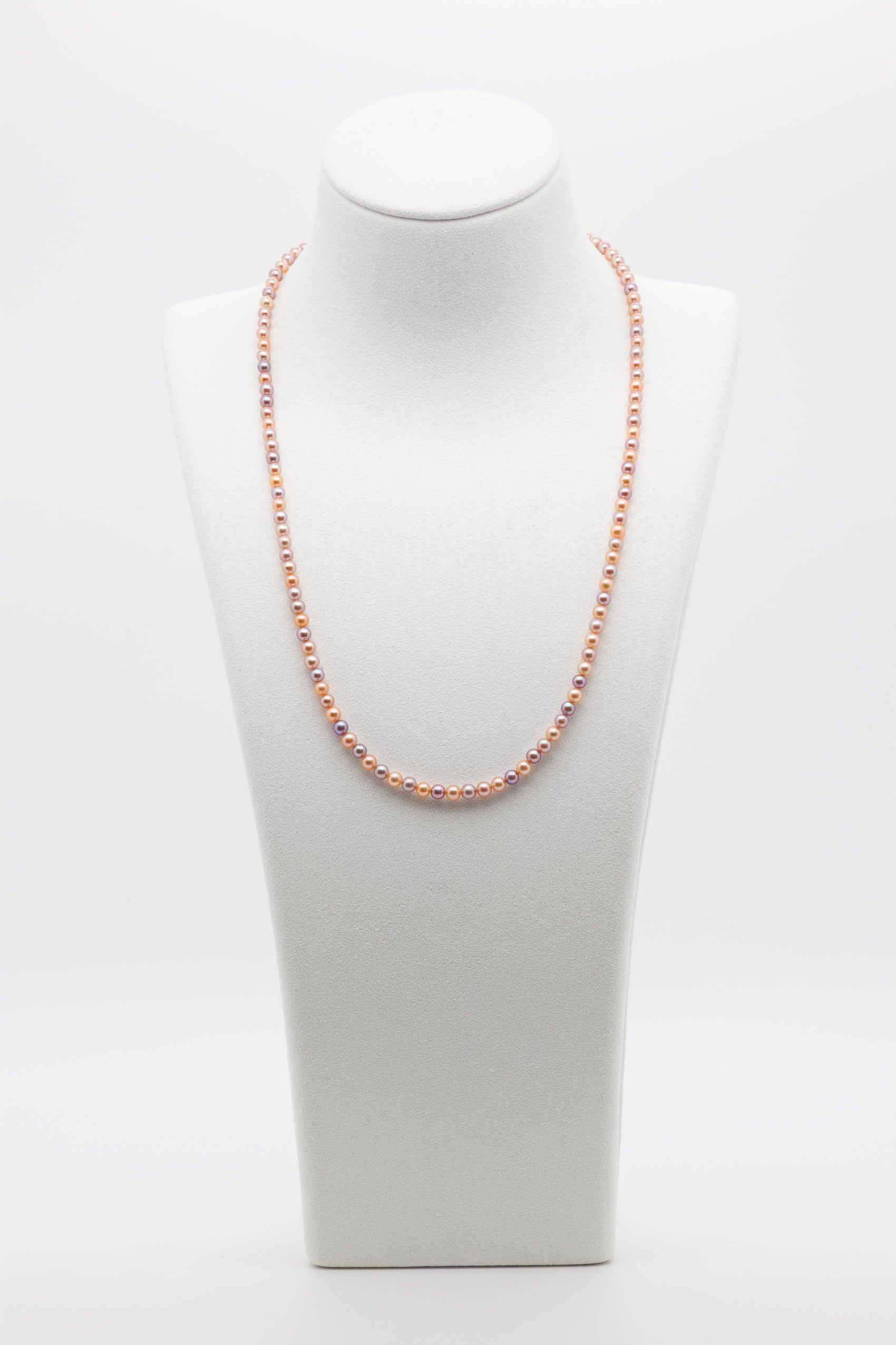 3-3.5mm | The Freshwater Pearl Multi Natural Color Necklace for the Modern Romantic | A Symphony of Soft Hues