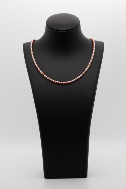 3-3.5mm | The Freshwater Pearl Multi Natural Color Necklace for the Modern Romantic | A Symphony of Soft Hues