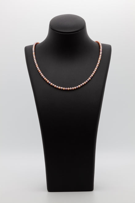 3-3.5mm | The Freshwater Pearl Multi Natural Color Necklace for the Modern Romantic | A Symphony of Soft Hues
