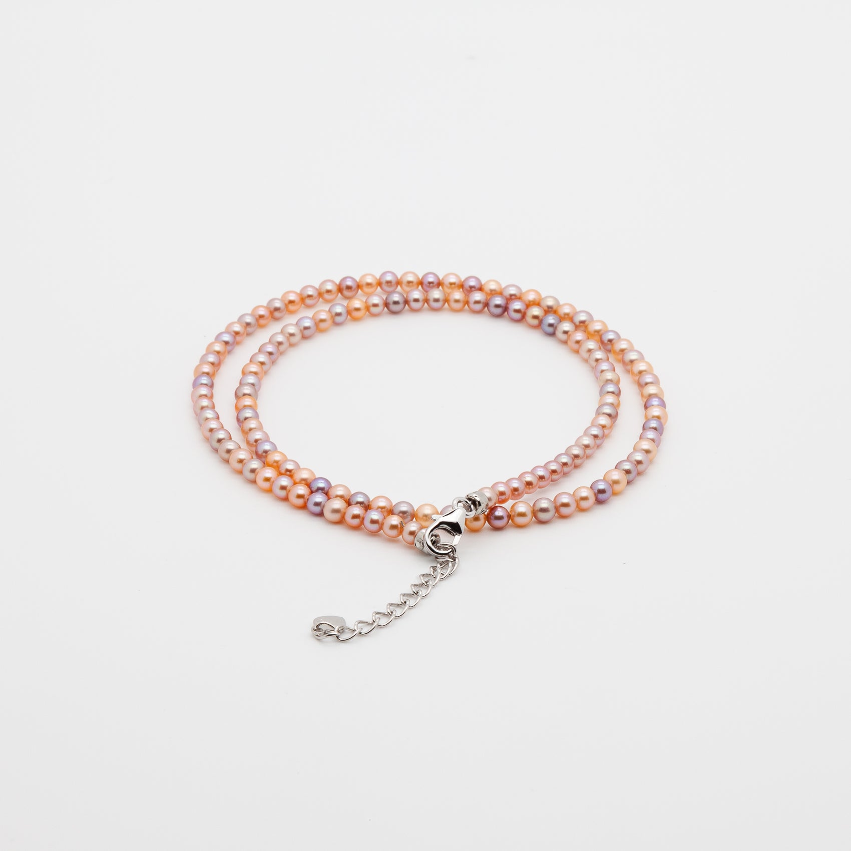 3-3.5mm | The Freshwater Pearl Multi Natural Color Necklace for the Modern Romantic | A Symphony of Soft Hues