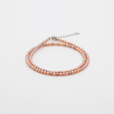 3-3.5mm | The Freshwater Pearl Multi Natural Color Necklace for the Modern Romantic | A Symphony of Soft Hues