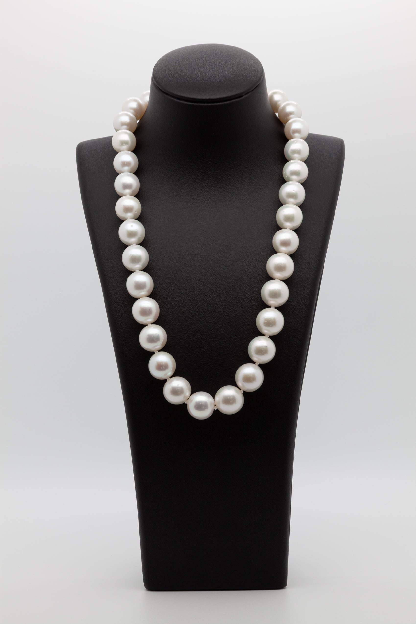 12-14mm | Timeless Freshwater White Pearl Necklace | A Legacy of Elegance