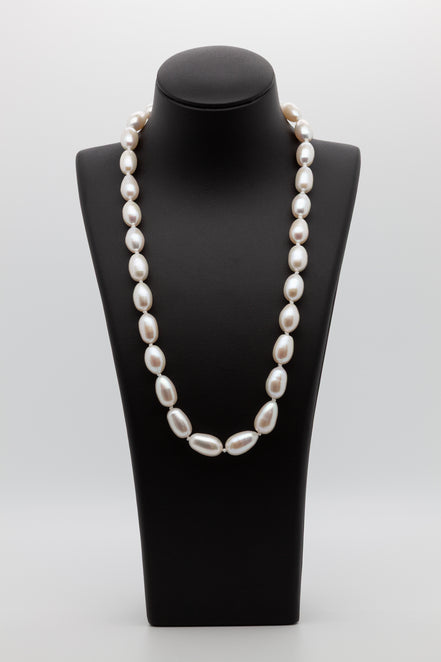 8.5-9.5mm Rice Shape | Freshwater Pearl Necklace | Minimalist Pearl Magic