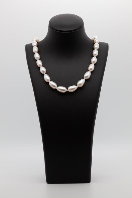 8.5-9.5mm Rice Shape | Freshwater Pearl Necklace | Minimalist Pearl Magic