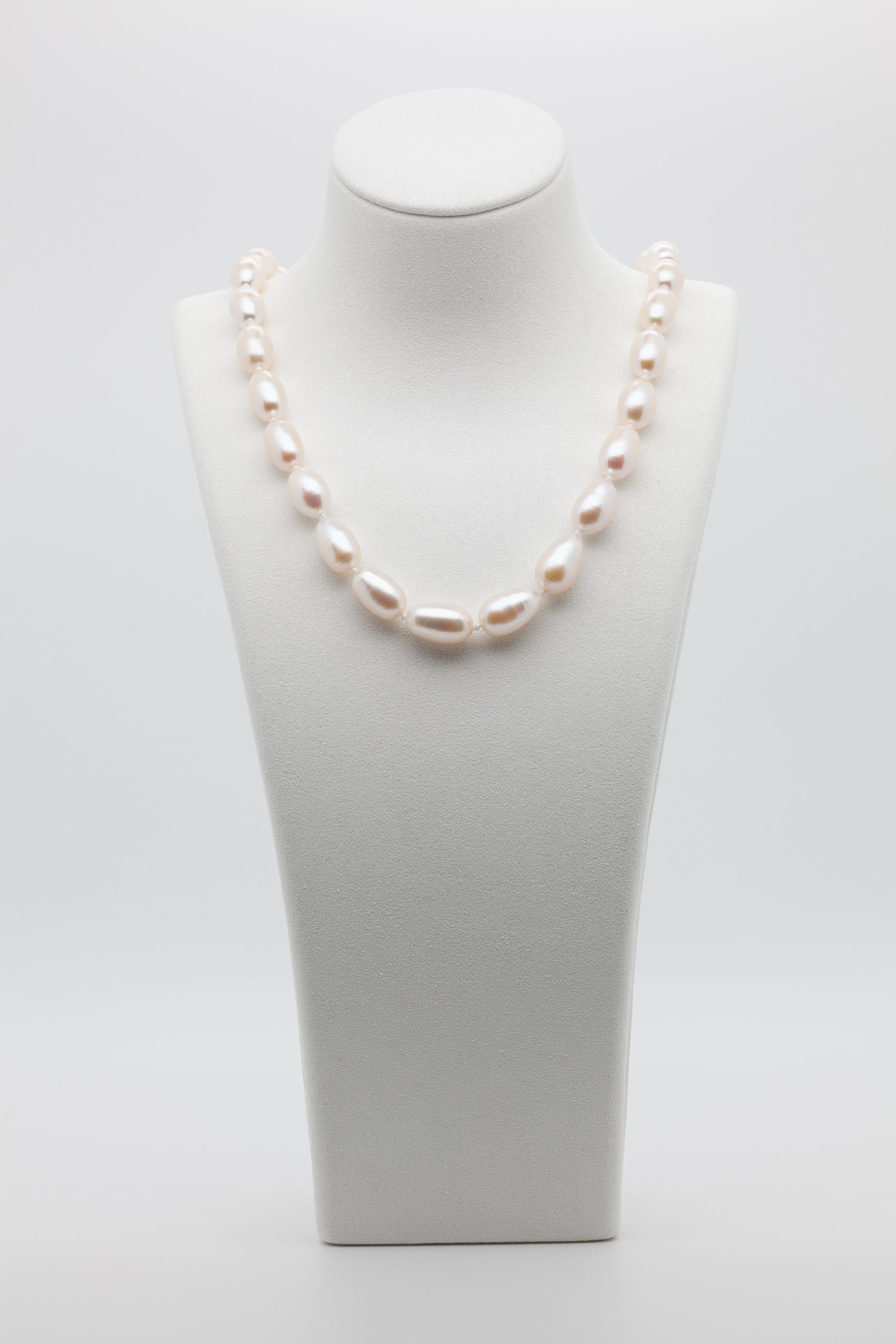 8.5-9.5mm Rice Shape | Freshwater Pearl Necklace | Minimalist Pearl Magic