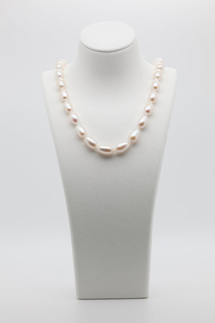 8.5-9.5mm Rice Shape | Freshwater Pearl Necklace | Minimalist Pearl Magic