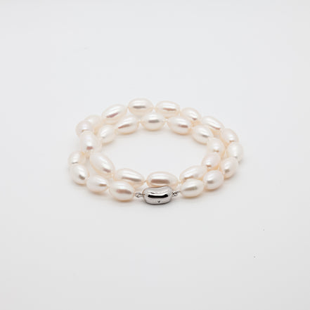 8.5-9.5mm Rice Shape | Freshwater Pearl Necklace | Minimalist Pearl Magic