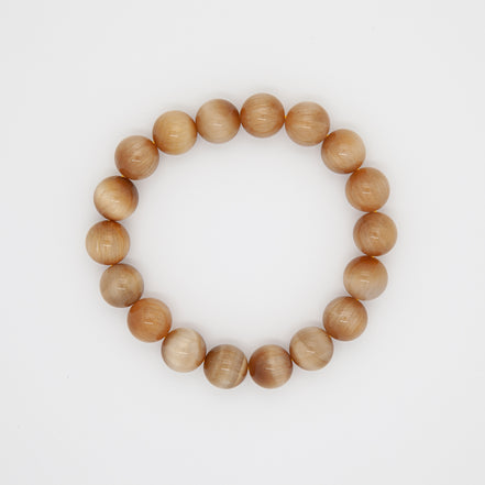 Sun-Kissed Stone: Golden Tiger Eye Bracelet | 10mm Round Beads