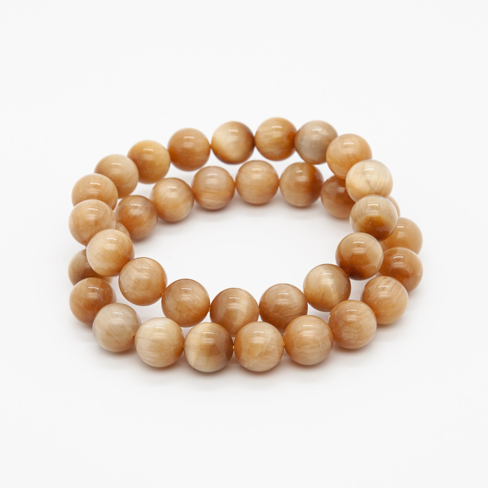 Sun-Kissed Stone: Golden Tiger Eye Bracelet | 10mm Round Beads