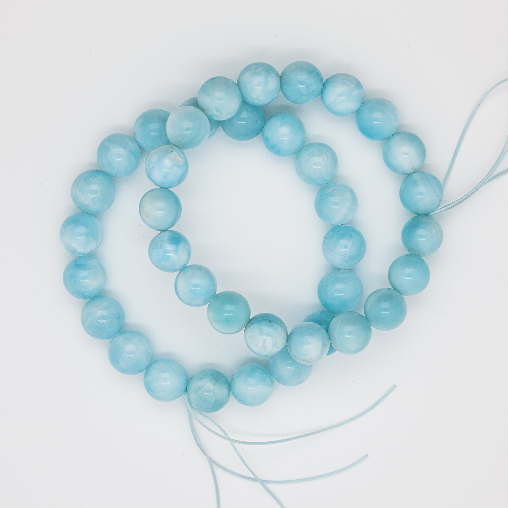 Harmony Stone Hemimorphite Bracelet | 10mm Round Beads | Color-Changing Crystal Jewelry