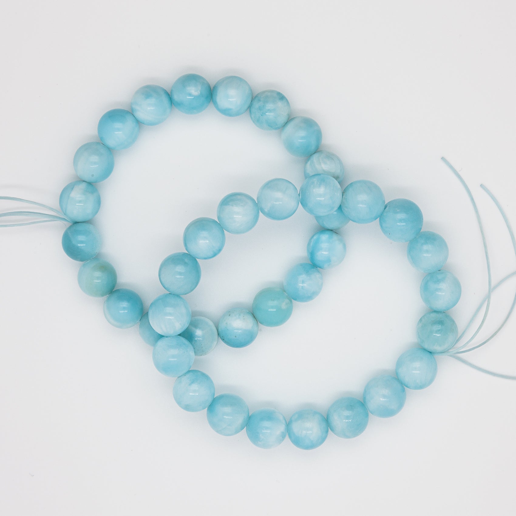 Harmony Stone Hemimorphite Bracelet | 10mm Round Beads | Color-Changing Crystal Jewelry