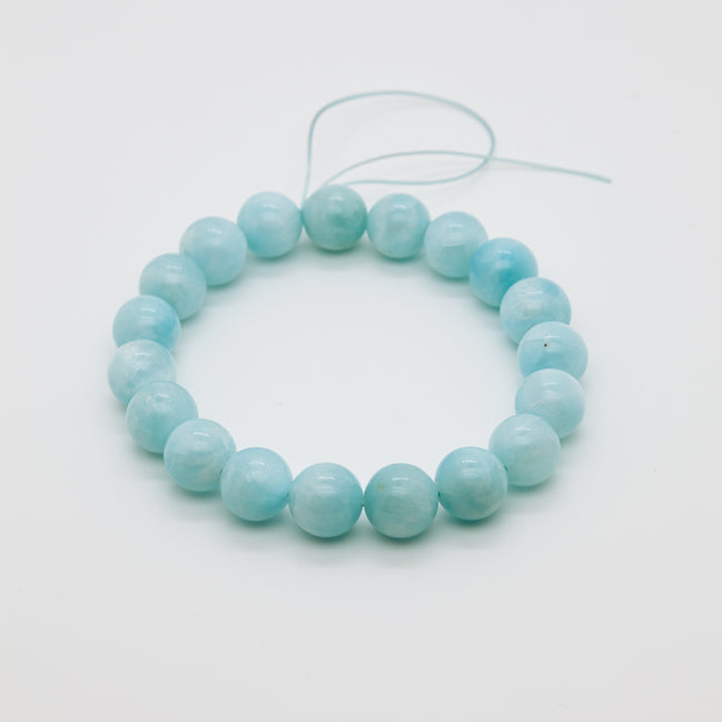 Harmony Stone Hemimorphite Bracelet | 10mm Round Beads | Color-Changing Crystal Jewelry
