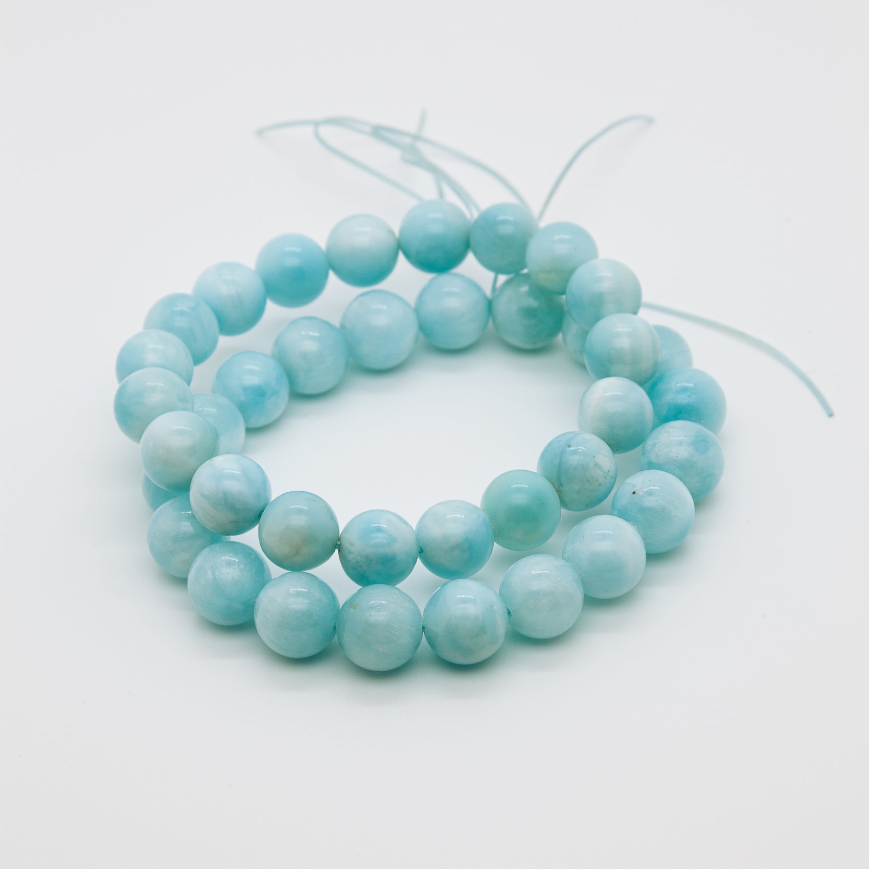 Harmony Stone Hemimorphite Bracelet | 10mm Round Beads | Color-Changing Crystal Jewelry