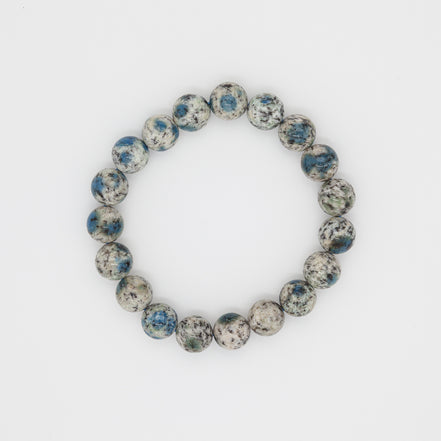 10mm Round Beads K2 Stone Bracelet | Serenity in Every Sphere